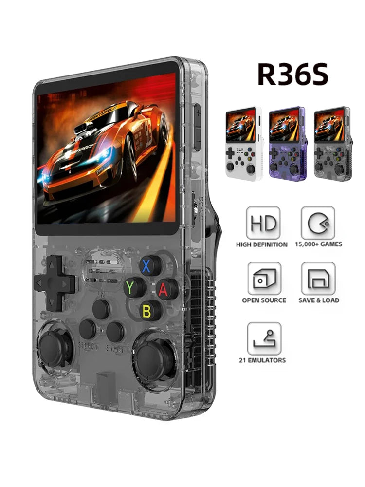 R36S Retro Handheld Console 64GB — 15,000+ Games